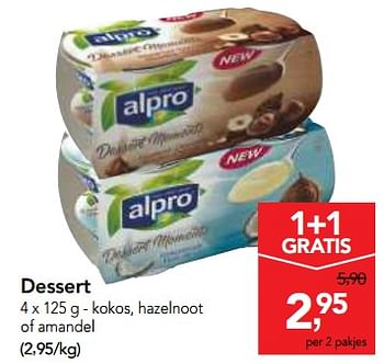 Promoties Dessert - Alpro - Geldig van 11/04/2018 tot 24/04/2018 bij Makro