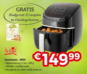 Promoties Fritel snacktastic 4804 - Fritel - Geldig van 03/04/2018 tot 30/04/2018 bij Exellent