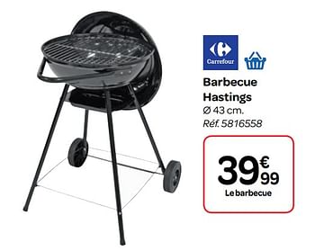 Promotions Barbecue hastings - Produit maison - Carrefour  - Valide de 30/03/2018 à 30/06/2018 chez Carrefour