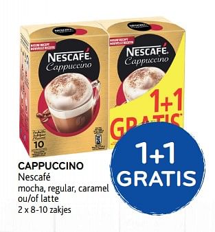 Promotions Cappuccino nescafé - Nescafe - Valide de 11/04/2018 à 24/04/2018 chez Alvo