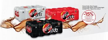Promotions Coca-cola zero sugar, coca-cola et coca-cola light - Coca Cola - Valide de 11/04/2018 à 24/04/2018 chez Alvo