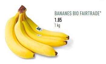 Promotions Bananes bio fairtrade - Produit maison - Aldi - Valide de 03/04/2018 à 30/06/2018 chez Aldi