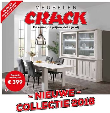 Promoties Dressoir met opzet - Huismerk - Meubelen Crack - Geldig van 28/03/2018 tot 04/05/2018 bij Meubelen Crack