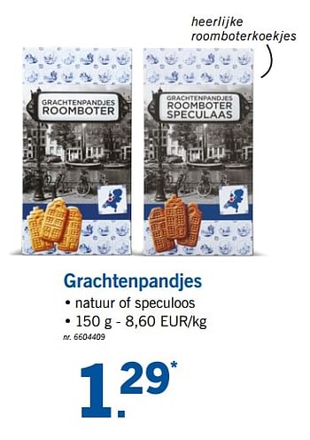 Promoties Grachtenpandjes - Huismerk - Lidl - Geldig van 19/04/2018 tot 21/04/2018 bij Lidl