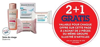 Promotions 2+1 gratis soins du visage diadermine - Diadermine - Valide de 11/04/2018 à 24/04/2018 chez Makro