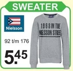 Promotions Nielsson sweater - Nielsson - Valide de 09/04/2018 à 28/04/2018 chez Van Cranenbroek