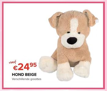 Promoties Hond beige - DDD - Geldig van 20/04/2018 tot 13/05/2018 bij Euro Shop