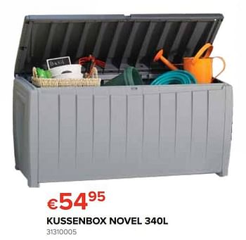 Promoties Kussenbox novel - Huismerk - Euroshop - Geldig van 20/04/2018 tot 13/05/2018 bij Euro Shop