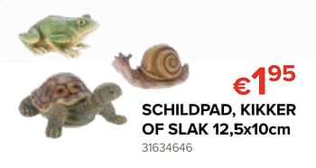 Promotions Schildpad, kikker of slak - Produit Maison - Euroshop - Valide de 20/04/2018 à 13/05/2018 chez Euro Shop