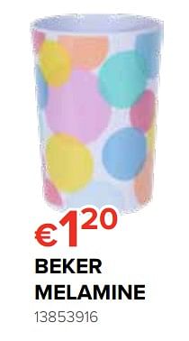 Promotions Beker melamine - Produit Maison - Euroshop - Valide de 20/04/2018 à 13/05/2018 chez Euro Shop