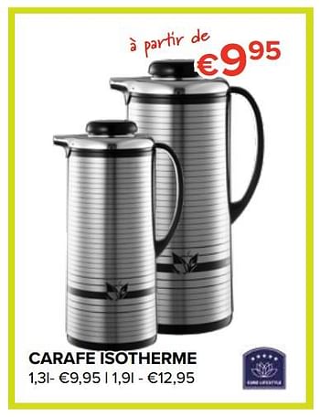 Promotions Carafe isotherme - Produit Maison - Euroshop - Valide de 20/04/2018 à 13/05/2018 chez Euro Shop