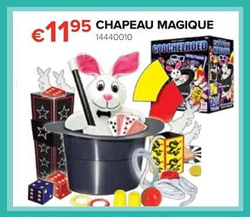 Promotions Chapeau magique - Produit Maison - Euroshop - Valide de 20/04/2018 à 13/05/2018 chez Euro Shop