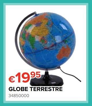 Promotions Globe terrestre - Produit Maison - Euroshop - Valide de 20/04/2018 à 13/05/2018 chez Euro Shop