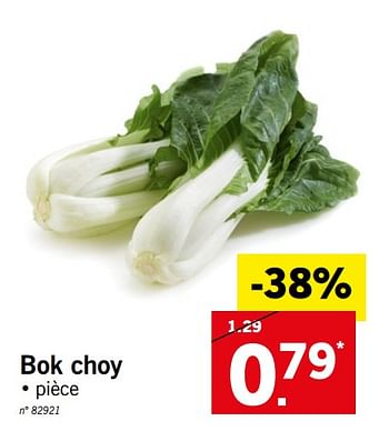 Promotions Bok choy - Produit maison - Lidl - Valide de 19/04/2018 à 21/04/2018 chez Lidl