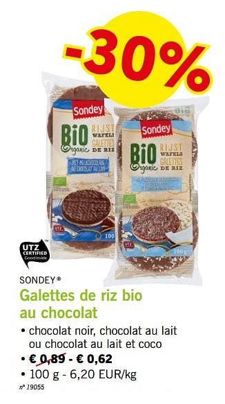 Promo Galettes de riz chez Lidl