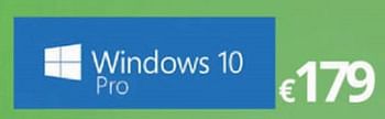Promoties Windows 10 pro - Microsoft - Geldig van 01/04/2018 tot 15/05/2018 bij Compudeals