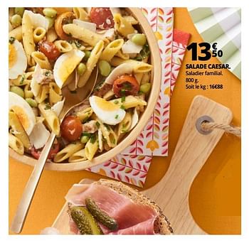 Promotions Salade caesar - Produit Maison - Auchan Ronq - Valide de 04/04/2018 à 30/09/2018 chez Auchan Ronq