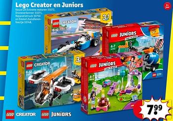 Promoties Lego creator en juniors - Lego - Geldig van 10/04/2018 tot 22/04/2018 bij Kruidvat