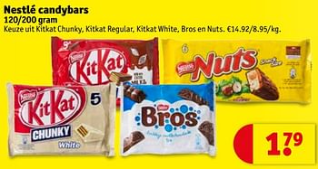 Promotions Nestlé candybars - Nestlé - Valide de 10/04/2018 à 22/04/2018 chez Kruidvat