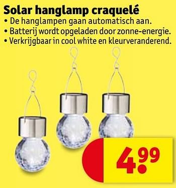 ademen backup Pigment Huismerk - Kruidvat Solar hanglamp craquelé - Promotie bij Kruidvat