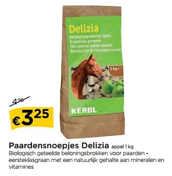 Promoties Paardensnoepje delizia appel - Delizia - Geldig van 30/03/2018 tot 25/04/2018 bij Molecule
