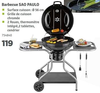 Promotions Barbecue sao paulo - Weber - Valide de 01/04/2018 à 30/06/2018 chez Mr. Bricolage