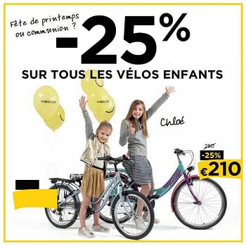 Promotions Vélos enfants - Produit maison - Molecule - Valide de 30/03/2018 à 25/04/2018 chez Molecule