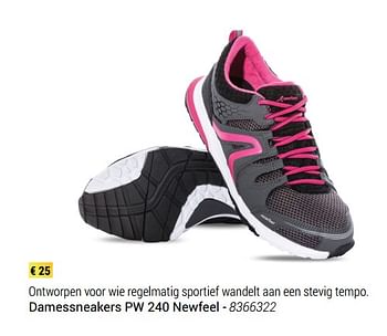 Promoties Damessneakers pw 240 newfeel - Newfeel - Geldig van 01/03/2018 tot 31/05/2018 bij Decathlon