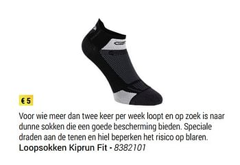 Promoties Loopsokken kiprun fit - KipRun - Geldig van 01/03/2018 tot 31/05/2018 bij Decathlon