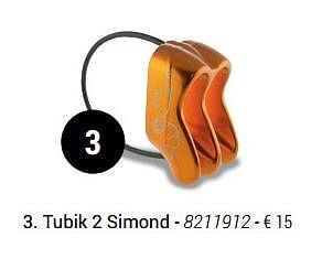 Promoties Tubik 2 simond - Simond - Geldig van 01/03/2018 tot 31/05/2018 bij Decathlon