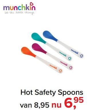 Promoties Hot safety spoons - Munchkin - Geldig van 09/04/2018 tot 05/05/2018 bij Baby-Dump