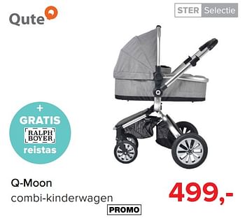 Promotions Q-moon combi-kinderwagen - Qute  - Valide de 09/04/2018 à 05/05/2018 chez Baby-Dump