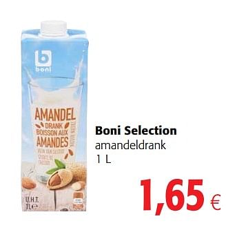 Promoties Boni selection amandeldrank - Boni - Geldig van 11/04/2018 tot 24/04/2018 bij Colruyt