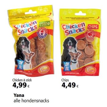 Promoties Yana alle hondensnacks - Yana - Geldig van 11/04/2018 tot 24/04/2018 bij Colruyt