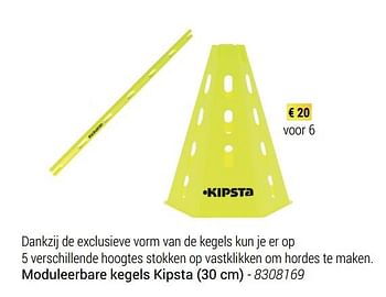 Promoties Moduleerbare kegels kipsta - Kipsta - Geldig van 01/03/2018 tot 31/05/2018 bij Decathlon