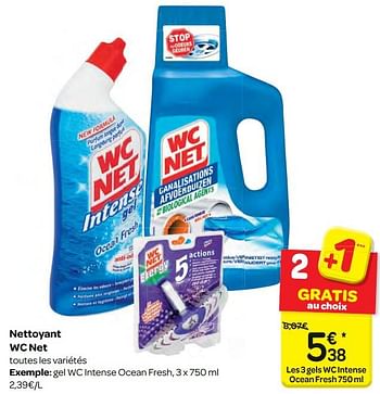 Promoties Nettoyant wc net - WC Net - Geldig van 11/04/2018 tot 23/04/2018 bij Carrefour