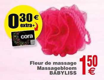 Promoties Fleur de massage massagebloem babyliss - Babyliss - Geldig van 17/04/2018 tot 23/04/2018 bij Cora