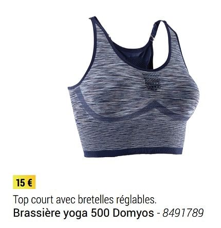 decathlon brassiere yoga