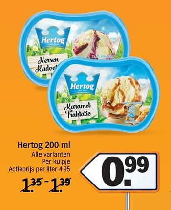 Promoties Hertog alle varianten - Hertog - Geldig van 16/04/2018 tot 22/04/2018 bij Albert Heijn