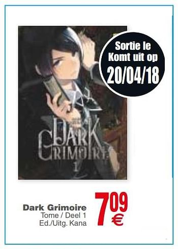 Promotions Dark grimoire - Produit maison - Cora - Valide de 17/04/2018 à 30/04/2018 chez Cora