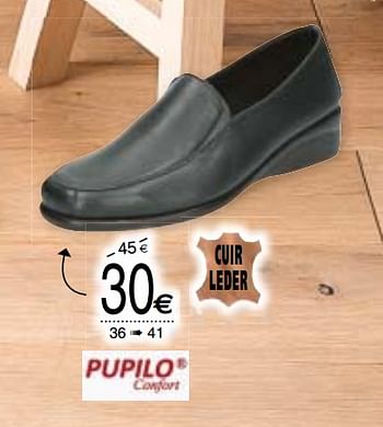 Promoties Chaussures - schoenen - Pupilo - Geldig van 17/04/2018 tot 30/04/2018 bij Cora