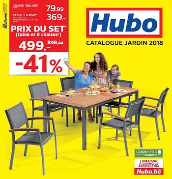 Promotions Chaise bel air - Garden Plus  - Valide de 28/03/2018 à 30/06/2018 chez Hubo