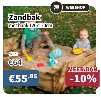 Promoties Zandbak - Huismerk - Cevo - Geldig van 12/04/2018 tot 25/04/2018 bij Cevo Market
