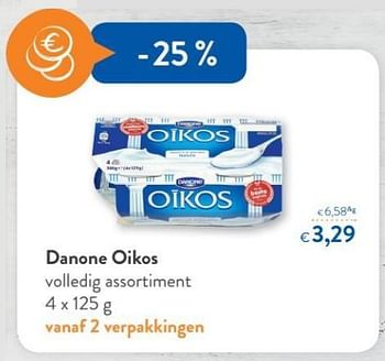 Promotions Danone oikos volledig assortiment - Danone - Valide de 11/04/2018 à 24/04/2018 chez OKay