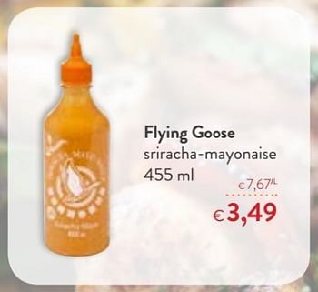 Promoties Flying goose sriracha-mayonaise - Flying goose - Geldig van 11/04/2018 tot 24/04/2018 bij OKay