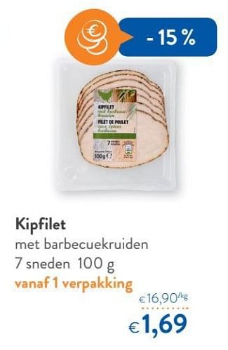 Promoties Kipfilet met barbecuekruiden - Huismerk - Okay  - Geldig van 11/04/2018 tot 24/04/2018 bij OKay