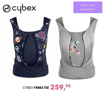 Promoties Cybex yema tie - Cybex - Geldig van 08/04/2018 tot 05/05/2018 bij Baby & Tiener Megastore