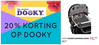 Promoties Dooky xplorys universal cover - Dooky - Geldig van 08/04/2018 tot 05/05/2018 bij Baby & Tiener Megastore