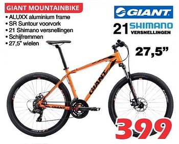 Promoties Giant mountainbike - Giant - Geldig van 09/04/2018 tot 06/05/2018 bij Itek