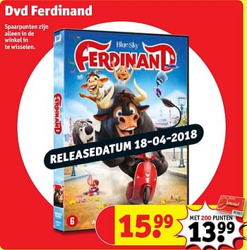 Promoties Dvd ferdinand - Huismerk - Kruidvat - Geldig van 17/04/2018 tot 22/04/2018 bij Kruidvat